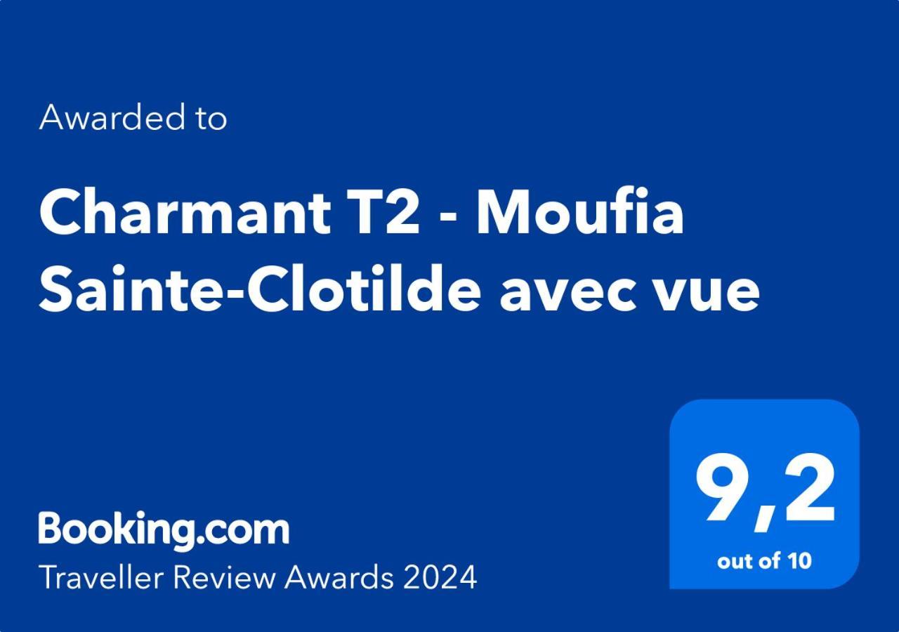 Charmant T2 - Moufia Sainte-Clotilde Vue Mer & Montagne Exteriör bild